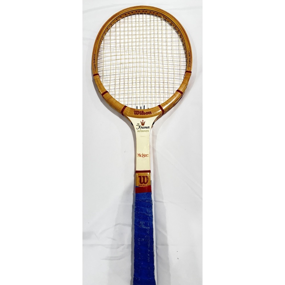 Wilson Jack Kramer Autograph Graphite Tennis Racquet Midsize 4 5/8 Vintage USA
